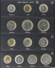 Juan Carlos I
Juan Carlos I
Lote 141 monedas 50 Céntimos a 500 Pesetas. 1975 a 1989. Al, AlBr, Ni, AR. En álbum. Destaca: 5 Pesetas 1975 (*80) ERROR...
