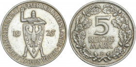 World Coins
Germany
5 Reichsmark. 1925-D. REPÚBLICA DE WEIMAR. MUNICH. 24,82 grs. AR. (Golpecitos). KM-47. MBC+.