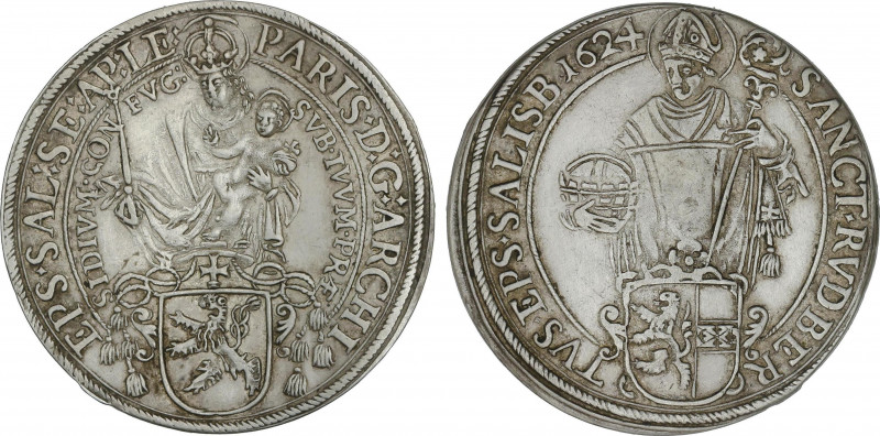 World Coins
Austrian States
1/2 Thaler. 1624. SALZBURG. ARCHBISHOP PARIS VON L...