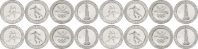 Juan Carlos I
Barcelona´92
Lote 16 monedas 2.000 Pesetas. 1990. AR. Cuatro tiradas de la serie I. Dos en FDC y dos en PROOF. En estuches originales,...