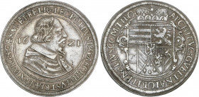 World Coins
Austria
Thaler. 1621. ARCHDUKE LEOPOLD. HALL. 28,52 grs. AR. Pátina. Bonita pieza. Dav-3328; KM-264.5. EBC-.