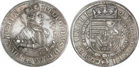 World Coins
Austria
Thaler. 1632. LEOPOLD. HALL. 28,48 grs. AR. (Algo alabeada). Dav-3338; KM-629.2. EBC-/EBC.