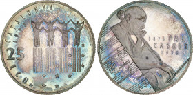 Juan Carlos I
Ecu Issues
25 Ecu. 1993. CATALUNYA. AR. Pau Casals. Pátina. Con certificado. PROOF.