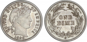 World Coins
United States of America
1 Dime. 1898-S. SAN FRANCISCO. ESCASA ASÍ. 2,51 grs. AR. Tipo Barber. KM-113. EBC+.