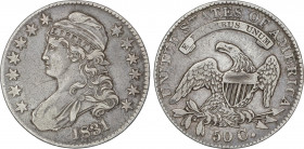 World Coins
United States of America
1/2 Dollar. 1831. 13,21 grs. AR. Tipo Capped Bust. (Ligera pátina). KM-37. MBC+.