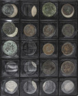 Lots and Collections
Lote 120 monedas. ISABEL II a JUAN CARLOS I. AE, Cuni y AR. En clasificador. Destaca 1 Peseta 1933 (*3-4) y 4 de 100 Pesetas 196...