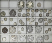 Lots and Collections
Lote 48 monedas 50 Céntimos a 5 Pesetas y Thaler. 1780 a 1933. ISABEL II, CENTENARIO y MONEDA EXTRANJERA. AR. La mayoria moneda ...