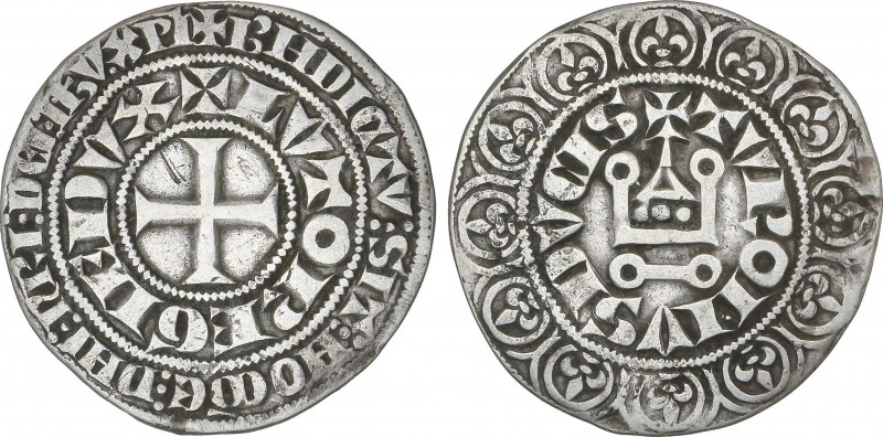 World Coins
France
Gros Tournois. (1282-1329). FEDERICO IV de LORENA. MUY ESCA...