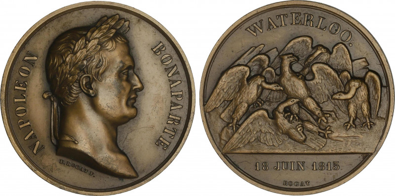 World Coins
France
Medalla. 1815 (Reacuñación). NAPOLEÓN. Waterloo. Anv.: NAPO...