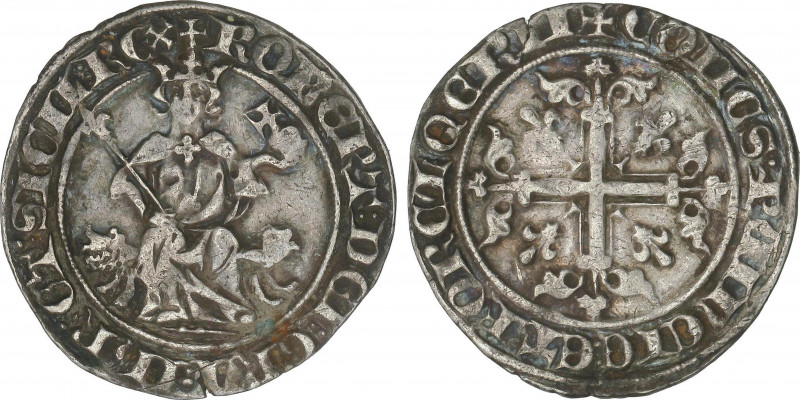 World Coins
Italian States
Gigliato. (1309-1343). ROBERTO D´ ANGIÒ. NAPOLES. 3...