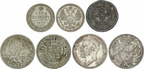 World Lots and Collections
Lote 2 monedas 2 Kronen y 20 Kopeks y dos medallas españolas. ESPAÑA, LIECHTENSTEIN y RUSIA. AR. 2 Kronen 1912 Liechtenste...