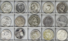 World Lots and Collections
Lote 15 monedas Plata. 1929 a 1979. EGIPTO (3), JAPÓN, ISRAEL (2), LETONIA, MÉXICO (3), NEPAL (2), SINGAPUR, VENEZUELA y Y...