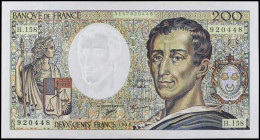 World Banknotes
200 Francs. 1994. FRANCIA. Montesquieu. (Arrugas). Pick-155. SC-.