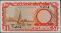 World Banknotes
1 Pound. (1965-70). GAMBIA. Trabajadores descargando sacos. Pick-2a. SC.