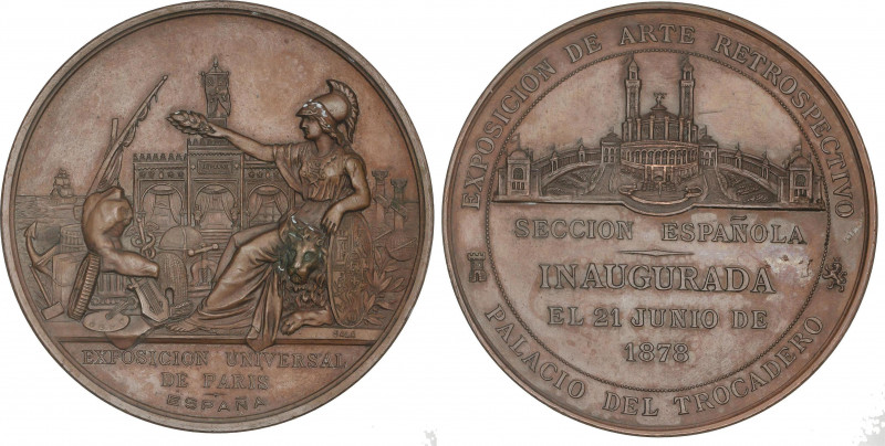 Spanish Medals
Sección Española. Exposición de Arte Retrospectivo. 21 Junio 187...