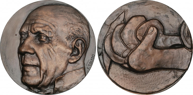 Spanish Medals
Medalla. (1974). PABLO PICASSO. F.N.M.T. Anv.: Busto del artista...