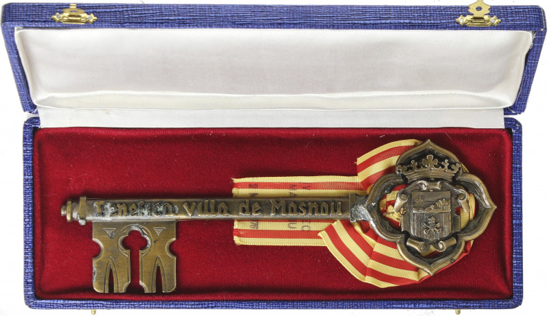 Spanish Medals
Llave Benefica de la Villa. (1976). VILLA DE MASNOU. Br. Ø 228 x...