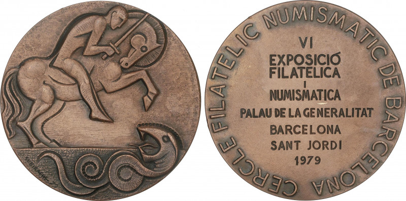 Spanish Medals
Medalla. 1979. SUBIRACHS. VI EXPOSICIÓ FILATELICA I NUMISMATICA....