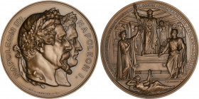 World Medals
Inauguración Tumba de Napoleón en París. 1853 (Reacuñación 1967). NAPOLEON III. FRANCIA. Anv.: NAPOLEON III. NAPOLEON I. Bustos laureado...