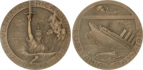 World Medals
Intervención norteamericana en la 1ª Guerra Mundial. 1918. ESTADOS UNIDOS. Anv.: VLTRIX.AMERICA.JVRIS 1917-1918. Estatua de la libertad ...