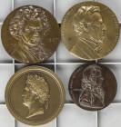 World Medals
Lote 4 medallas. Siglo XIX y XX. ALEMANIA, AUSTRIA, ESTADOS UNIDOS y FRANCIA. AE y Br. Ø 56 a 69 mm. Incluye medalla W.A. Mozart, Medall...