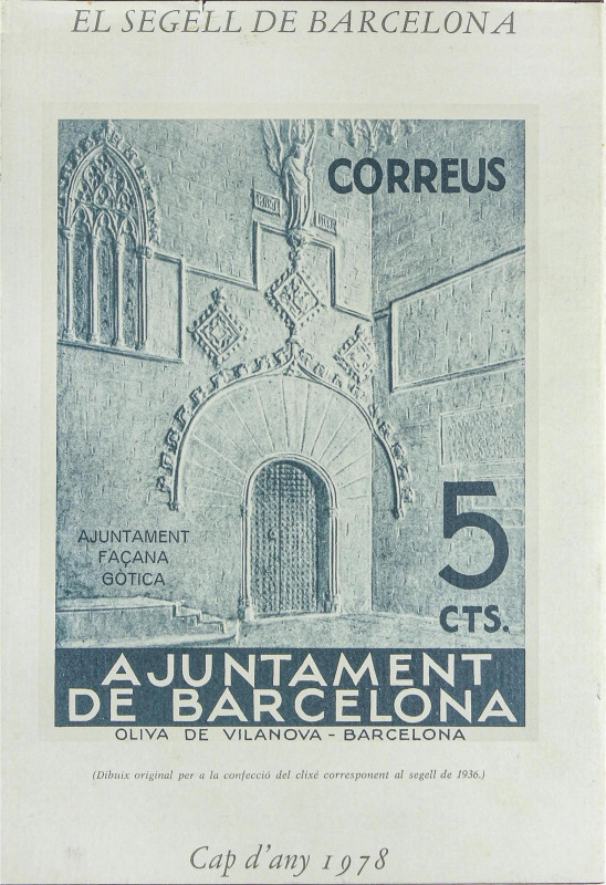 Numismatic Books
AJUNTAMENT DE BARCELONA. 1978. EL SEGELL DE BARCELONA. 115 pág...