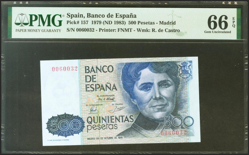 500 Pesetas. 23 de Octubre de 1979. Sin serie y numeración baja. (Edifil 2021: 4...