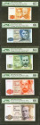 Conjunto de 5 billetes del Banco de España de 200 Pesetas, 500 Pesetas, 1000 Pesetas, 2000 Pesetas y 5000 Pesetas emitidos entre 1979 y 1980 (a excepc...