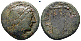 Bruttium. Rhegion circa 250-200 BC. Bronze