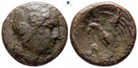 Sicily. Morgantina circa 339-317 BC. Hemilitron Æ