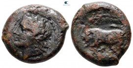 Sicily. Tauromenion circa 357-305 BC. Bronze Æ