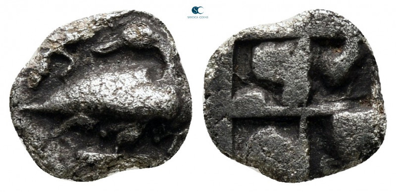 Macedon. Eion circa 460-400 BC. 
Obol AR

9 mm, 0,66 g



nearly very fin...