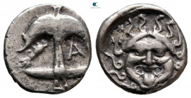 Thrace. Apollonia Pontica circa 480-404 BC. Drachm AR