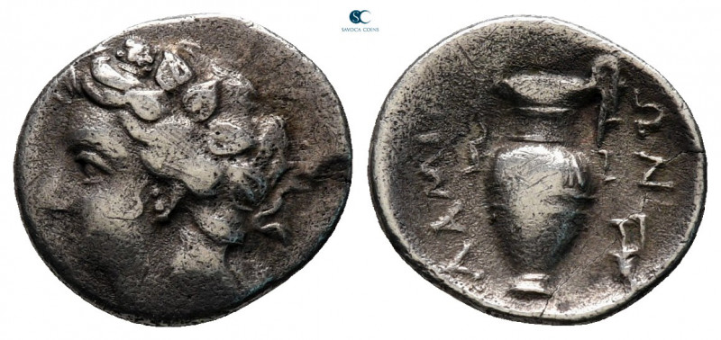 Thessaly. Lamia circa 400-350 BC. 
Obol AR

12 mm, 0,76 g



nearly very ...