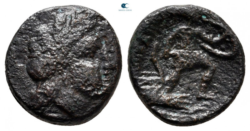 Thessaly. Thebai circa 375-325 BC. 
Chalkous Æ

14 mm, 1,67 g



very fin...