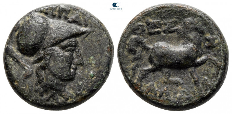 Thessaly. Thessalian League circa 196-27 BC. 
Bronze Æ

17 mm, 5,15 g



...