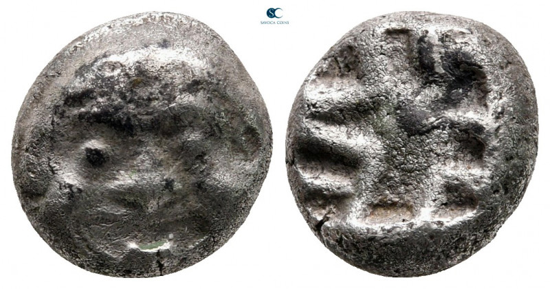 Mysia. Parion circa 500-400 BC. 
Drachm AR

12 mm, 3,40 g



very fine