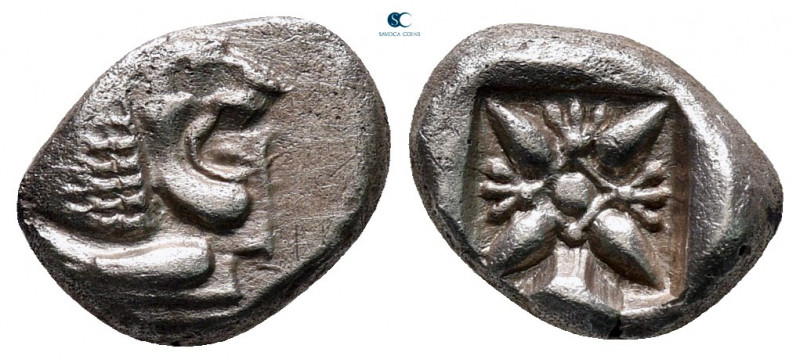 Ionia. Miletos circa 525-475 BC. 
Diobol AR

10 mm, 1,25 g



very fine