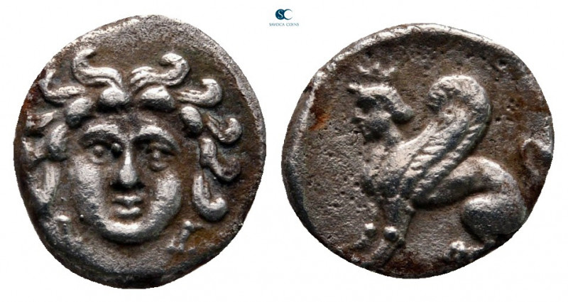 Caria. Uncertain mint circa 400-300 BC. 
Obol AR

11 mm, 0,88 g



very f...