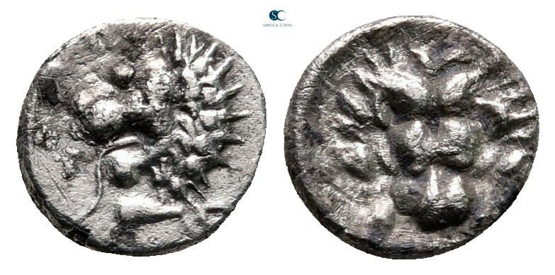 Satraps of Caria. Hekatomnos circa 392-377 BC. 
Hemiobol AR

8 mm, 0,39 g

...