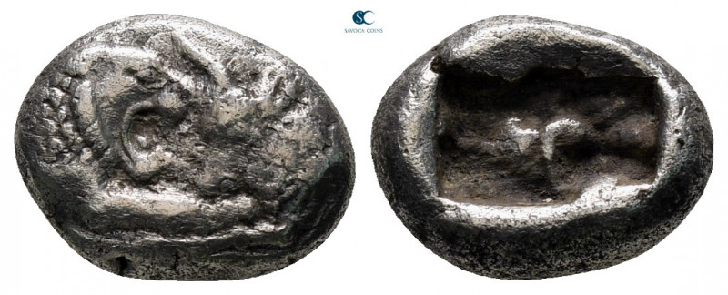 Kings of Lydia. Sardeis. Kroisos circa 564-539 BC. 
1/6 Stater AR

11 mm, 1,7...