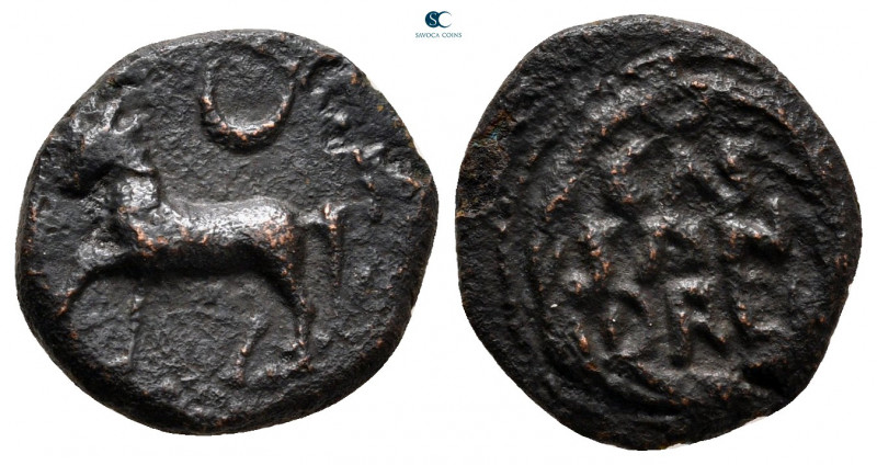 Macedon. Cassandreia. Pseudo-autonomous issue AD 37-41. 
Bronze Æ

15 mm, 2,3...