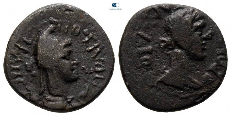 Caria. Trapezopolis. Pseudo-autonomous issue AD 193-268. 
Bronze Æ

15 mm, 2,...