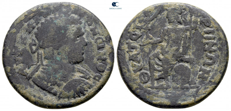 Lydia. Thyateira. Caracalla AD 198-217. 
Bronze Æ

28 mm, 8,90 g



nearl...