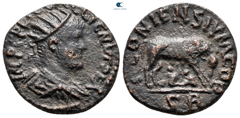 Pisidia. Antioch. Gallienus AD 253-268. 
Bronze Æ

23 mm, 5,40 g



very ...