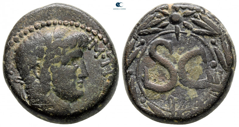 Seleucis and Pieria. Antioch. Nero AD 54-68. 
Bronze Æ

23 mm, 14,37 g


...