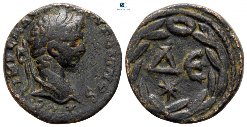 Seleucis and Pieria. Antioch. Elagabal AD 218-222. 
Bronze Æ

20 mm, 9,93 g
...