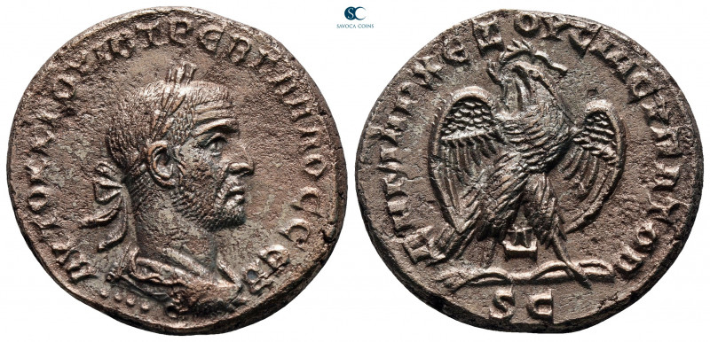 Seleucis and Pieria. Antioch. Trebonianus Gallus AD 251-253. 
Billon-Tetradrach...