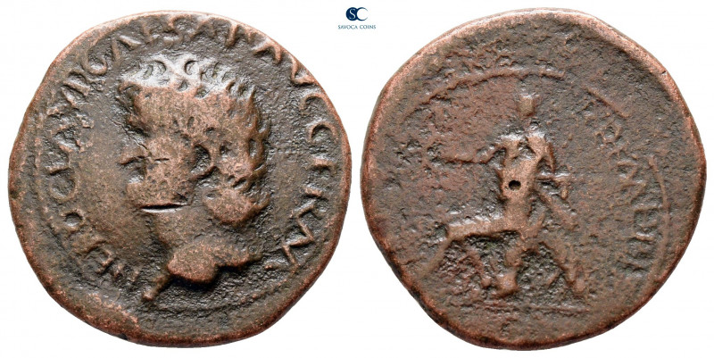 Nero AD 54-68. Rome
Semis Æ

22 mm, 5,54 g



very fine