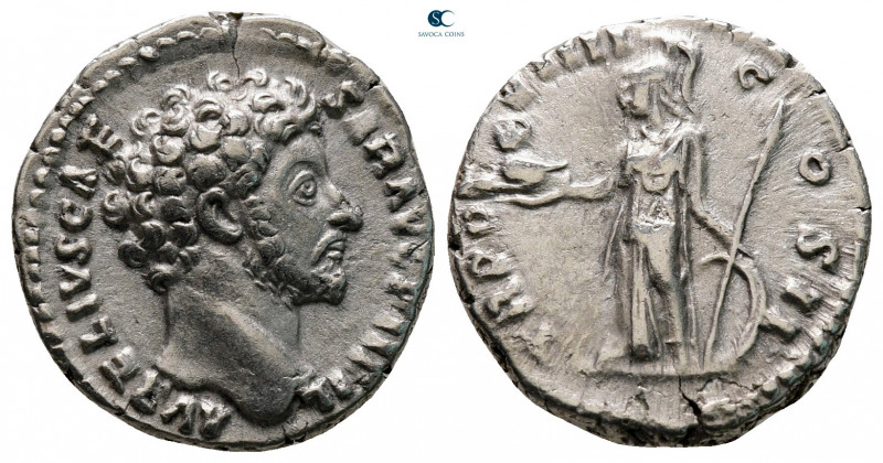 Marcus Aurelius, as Caesar AD 139-161. Rome
Denarius AR

17 mm, 3,17 g


...